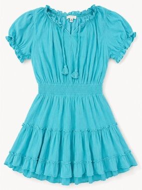 Mixology blue flowy dress